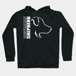 Australian Shepherd profile Aussie dog lover Hoodie